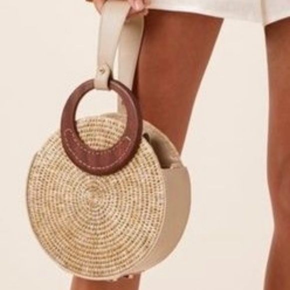 Khokho Mini Letta Leather-Trimmed Circle Bag - Picture 5 of 15